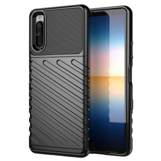 Carcasa Thunder Flexible compatibila cu Sony Xperia 10 III Black