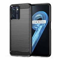Carcasa TECH-PROTECT TPUCARBON compatibila cu Realme 9i / Oppo A96 Black