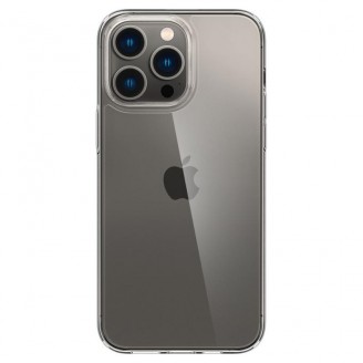 Carcasa Spigen AirSkin Hybrid compatibila cu iPhone 14 Pro Max Crystal Clear