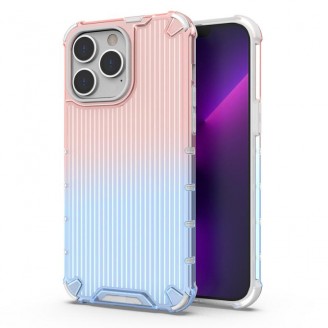 Carcasa Ombre Protect compatibila cu iPhone 13 Pro Max Pink/Blue