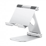 Suport universal reglabil si pliabil pentru tableta si telefon Omoton T4 SIlver