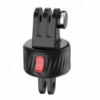 Adaptor magnetic PULUZ PU706B 1/4 inch pentru camere sportive, buton de eliberare rapida, Negru