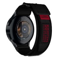 Curea material textil Tech-Protect Scout Pro compatibila cu Samsung Galaxy Watch 4/5/5 Pro/6 40/42/44/45/46mm Black