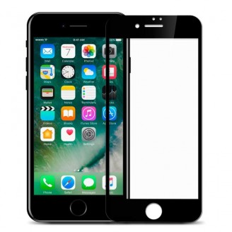 Folie sticla Case friendly Spigen Glass FC compatibila cu iPhone 7/8/SE 2020/2022 Black