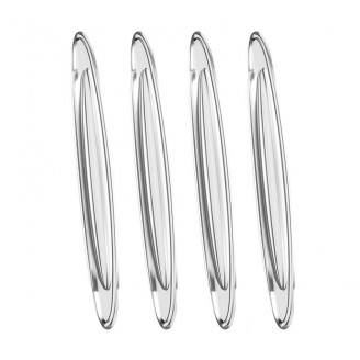 Banda Protectie Laterala Usa Auto Baseus, 4x Airbag Bumper Strip, Transparent